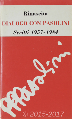 Copertina di DIALOGO CON PASOLINI